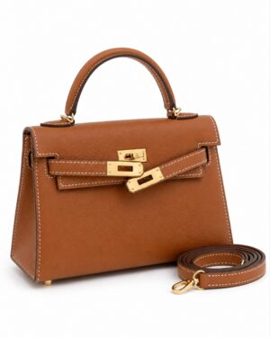 Brown handheld Bag