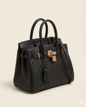 Hermès Birkin 25 Woven Black Edition