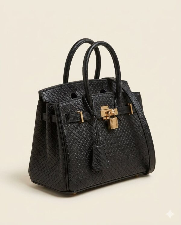 Hermès Birkin 25 Woven Black Edition