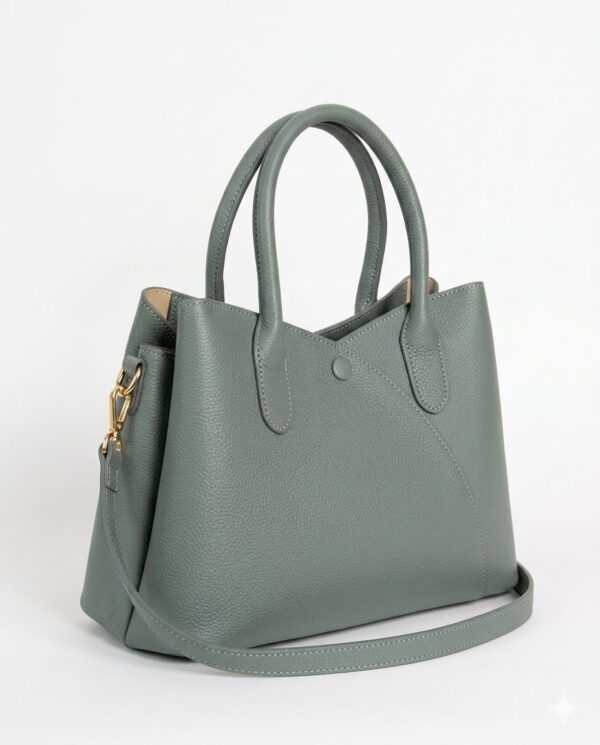 Sage Green Trapezoid Handbag