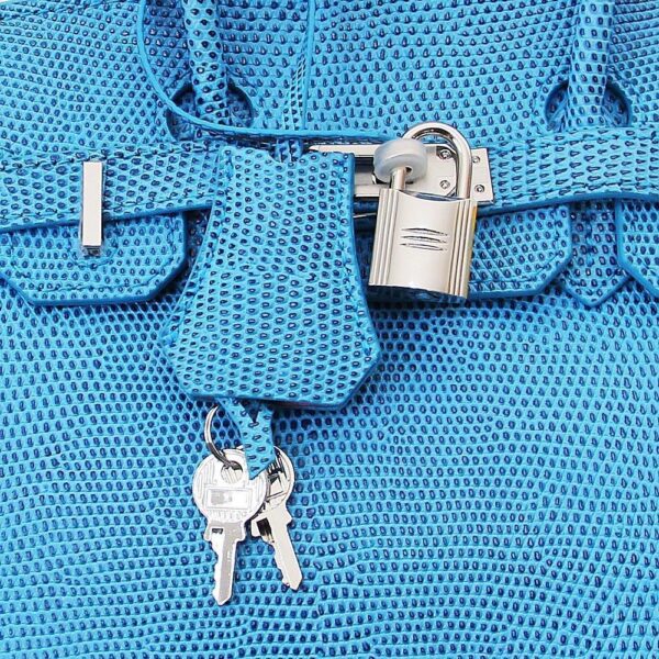 Hermès Micro Birkin 15 (Blue Denim)